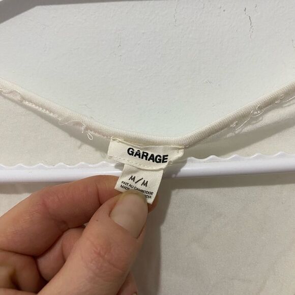 Garage low cut bodysuit white - Picture 3 of 5